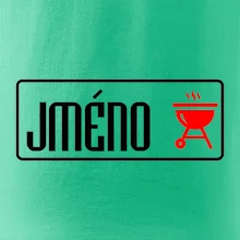 Triko na grilování s vlastním jménem