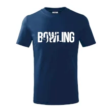 Bowling nápis kuželky