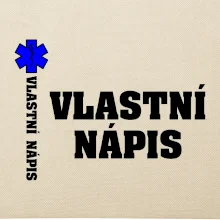 Hvězda života - vlastní nápis vpředu a vzadu Hvězda života - vlastní nápis vpředu a vzadu