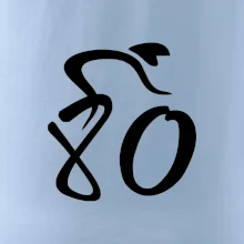 Cyklista slaví osmdesátiny (80)