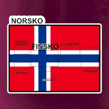 Norsko vlajka další státy
