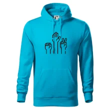 Kamen nůžky papír ikony