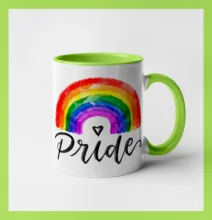 Duha pride kreslená