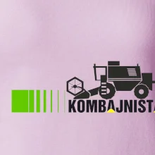 Kombajnista zelená a žlutá