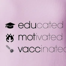 Educated motivated vaccinated