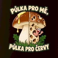 Půlka pro mě, půlka pro červy
