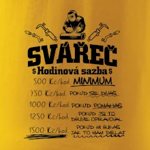Svářeč - hodinová sazba