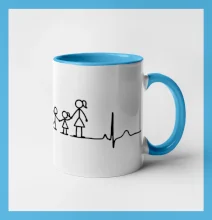 EKG rodina - kluk holka