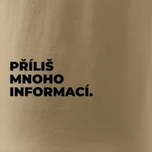 PŘÍLIŠ MNOHO INFORMACÍ.