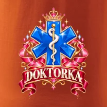 Doktorka - stuhy a kříž