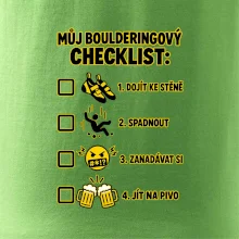 Můj boulderingový checklist