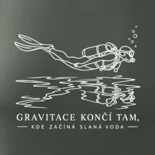 Gravitace končí ve slané vodě