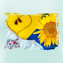 Ukrajina slunečnice a kroj