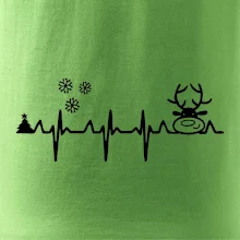 EKG Vánoce Vločky a sob