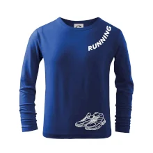 Running nápis šikmo