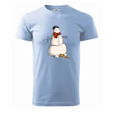 Sněhulák se spadlým nosem