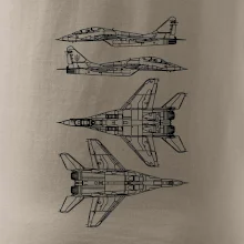 Mig 29 Fulcrum - obrys