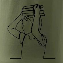 Student a kniha jedním tahem