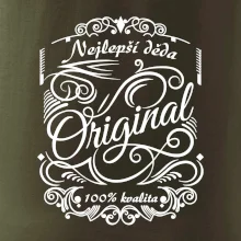 Vintage nejlepší deda 100% kvalita