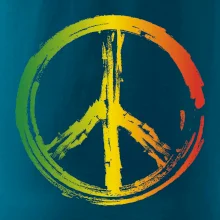 Peace symbol paint