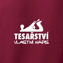 Tesařství - hoblík (vlastní nápis)