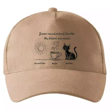 Jsem nenáročný člověk. Ke štěstí mi stačí sluníčko kafe kočka