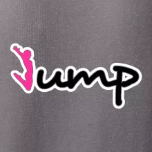 Jump - nápis a panáček