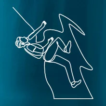 Lezec na skále jedním tahem