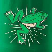 Žába zelená kreslená