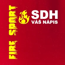 SDH nápis (oheň, firesport, název sboru - vlastní nápis)