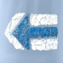 Párová turistická značka modrá