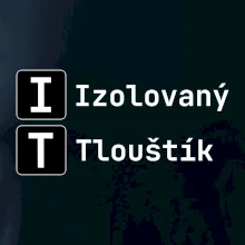 IT Nápis Izolovaný Tlouštík