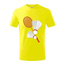 Badminton - pálka a košík