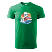 Bišonek na vodním skútru