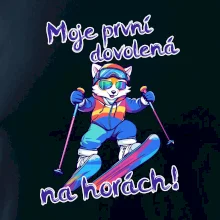 Moje první dovolená na horách modrá liška