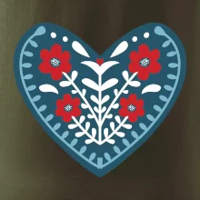 Folklor - srdce modré plné