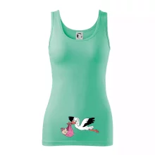 Čáp a miminko - holka (Hana-creative)