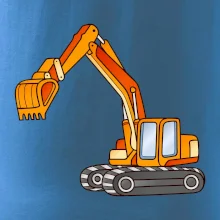 Bagr bez nápisu oranžový