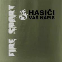Hasiči REFLEXNÍ (oheň, Firesport, název sboru - vlastní nápis)