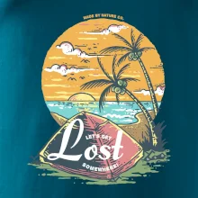 Beach camping get lost somewhere