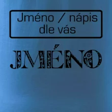 Folklor - jméno - nápis