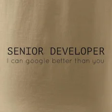 Senior developer google better than you