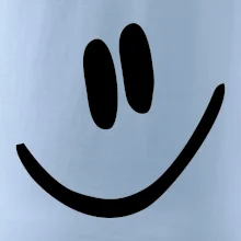 Emoji bez obrysu - usměv