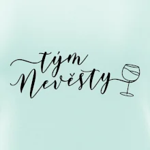 Tým nevěsty červené víno