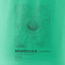 Milešovka - vrstevnice v obdélníku