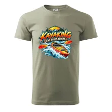 Kajak v divoké vodě eat sleep repeat