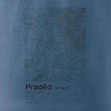 Praděd - vrstevnice v obdélníku