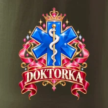 Doktorka - stuhy a kříž