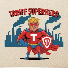 Tariff Superhero Trump