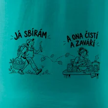 Já sbírám ona čistí a zavaří